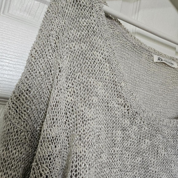 Oversized grey silver sparkle sweater - Picture 4 of 8